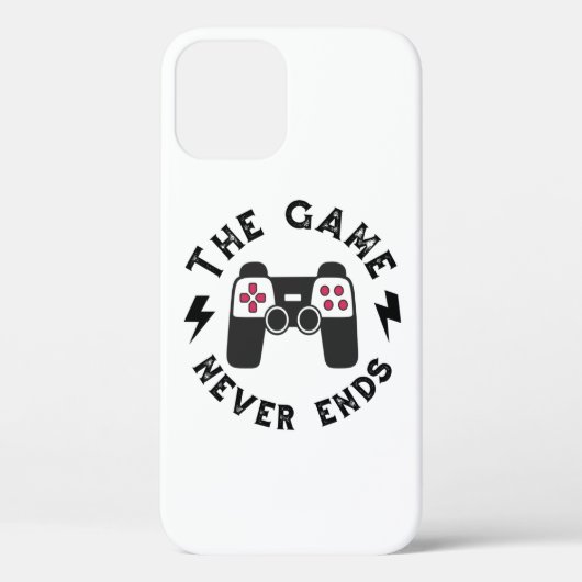 Het spel eindigt nooit Case-Mate iPhone case (Achterkant)