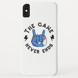 Het spel eindigt nooit iPhone XS max hoesje