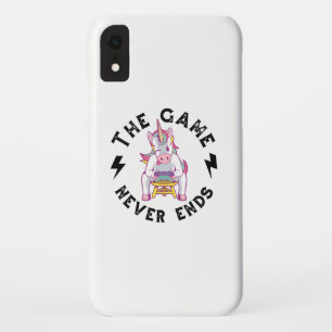 Het spel eindigt nooit iPhone XR hoesje