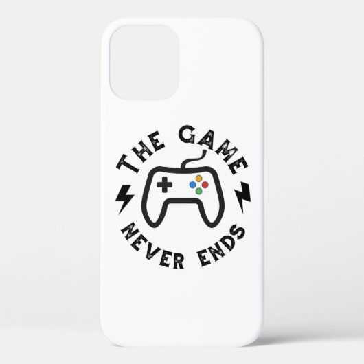Het spel eindigt nooit Case-Mate iPhone case (Achterkant)