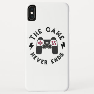 Het spel eindigt nooit iPhone XS max hoesje