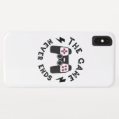 Het spel eindigt nooit Case-Mate iPhone case (Achterkant (horizontaal))