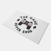 Het spel eindigt nooit deurmat (Schuin)