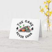 Het spel eindigt nooit kaart (Gele Bloem)