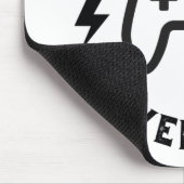 Het spel eindigt nooit muismat (Hoek)