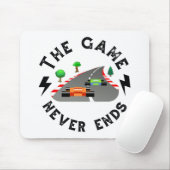 Het spel eindigt nooit muismat (Met muis)