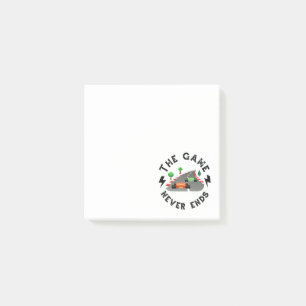 Het spel eindigt nooit post-it® notes