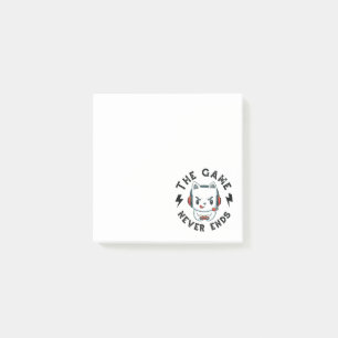 Het spel eindigt nooit post-it® notes