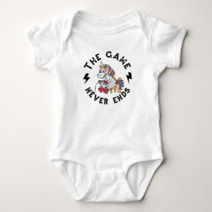 Het spel eindigt nooit voor eenhoorns romper