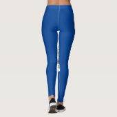 Het spel /Field 2 Blauw van de eigenaar Leggings (Achterkant)