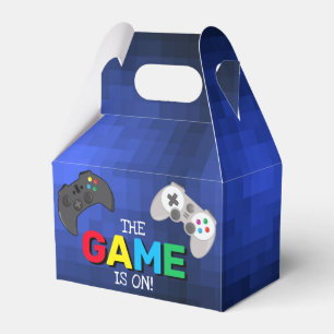 Het spel is aan! Video Game Birthday Dankuwel Bedankdoosjes