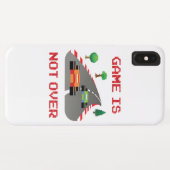 Het spel is niet over Pixelated Video Game Case-Mate iPhone Case (Achterkant (horizontaal))