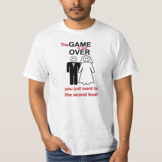 het spel is niet over t - shirt (Voorkant)