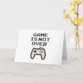 Het spel is nog niet voorbij kaart (Gele Bloem)