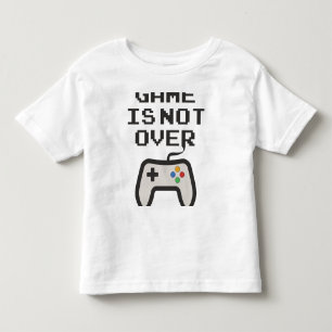 Het spel is nog niet voorbij kinder shirts