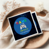 Het spel is uit! Aangepaste Foto Video Game Verjaa Servet