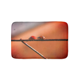 Het spel Ladybugs volgt de Leider dicht Badmat