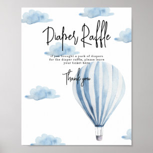 Het spel 'Luchtballon - Luierspel' Poster