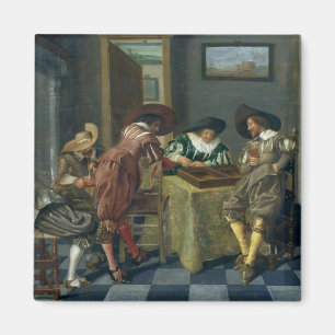 Het spel van Backgammon Magneet