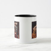 Het spel van Backgammon Mok (Midden)