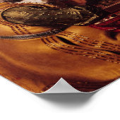 Het spel van Backgammon Poster (Hoek)