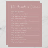 het spel van de bruid of de groom (Voorkant / Achterkant)