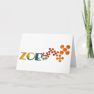 Het spel van de Naam - Zoe Kaart