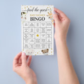 Het Spel van het baby shower vindt de Kaart van he (Hand)