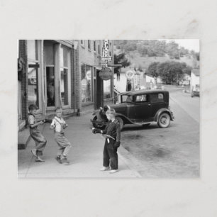 Het Spel van het kind in Wisconsin, de jaren '30 Briefkaart