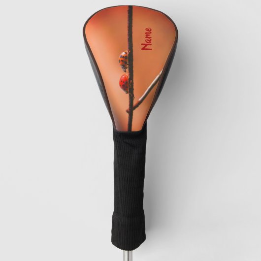 Het spel van Ladybugs volgt de Leider Gepersonalis Golfheadcover (Voorkant)