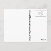 Het Spel van Penquin Briefkaart (Achterkant)