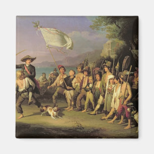 Het spelen op soldaten, Romeinse Revolutie 1848 Magneet