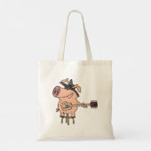 Het Spelen van de Blauwte Tote Bag (Achterkant)