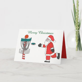 Het spelen van de Oorzaak van de kerstman de Feestdagen Kaart