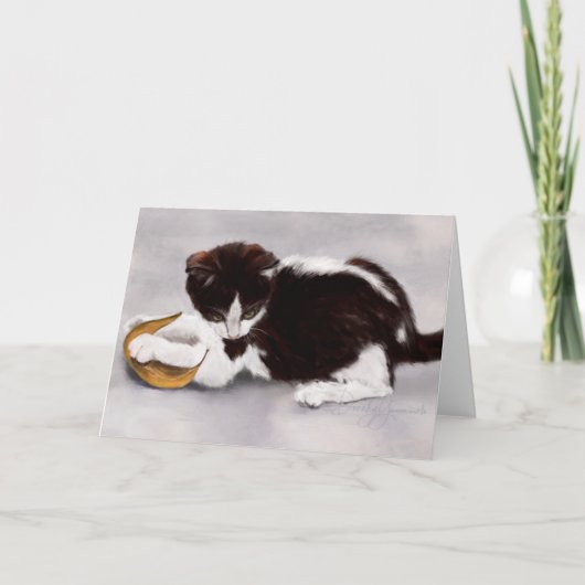 Het Spelen van het blad Katje Kaart (Voorkant)