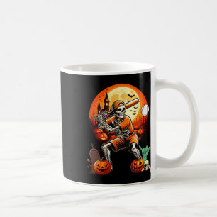 Het spelen van Honkbal Halloween Player Trainer Fa Koffiemok