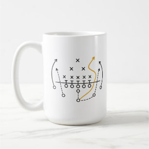 Het Spelplan American Football Speelboek Mok