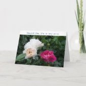 Het spijt me alsjeblieft, vergeef me Rozen Elegant Kaart (Voorkant)