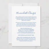 Het spijt me dat de bruiloft niet is veranderd in aankondiging (Achterkant)