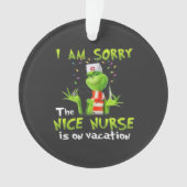 Het spijt me dat de leuke verpleegster op vakantie ornament (voorkant)