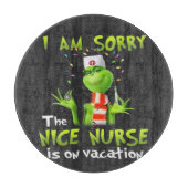 Het spijt me dat de leuke verpleegster op vakantie snijplank (Voorkant)