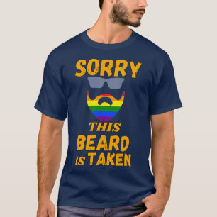 Het spijt me dat deze baard grappig is gemaakt met t-shirt