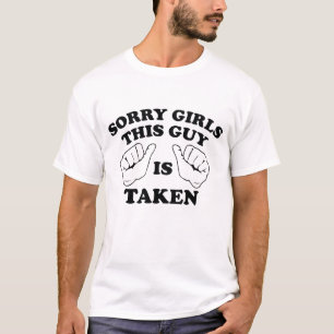 Het spijt me dat deze man is meegenomen t-shirt