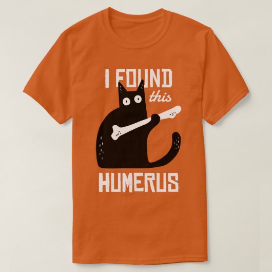 Het spijt me dat ik deze Humerus Cat Black Humoure T-shirt (Design voorkant)