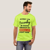 Het spijt me dat ik een griezelige 60 ben." t-shirt (Voorkant volledig)