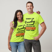 Het spijt me dat ik een griezelige 60 ben." t-shirt (Unisex)