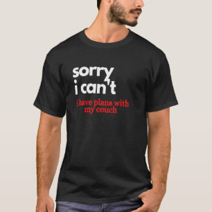 Het spijt me dat ik geen plannen heb met mijn Couc T-shirt
