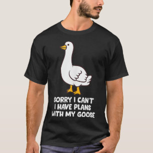 Het spijt me dat ik geen plannen heb met mijn Goo. T-shirt