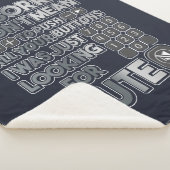 Het spijt me dat ik je Buttonnen niet wilde laten Sherpa Deken (3/4)