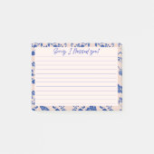 Het spijt me dat ik je heb gemist Post it Notes (Voorkant)